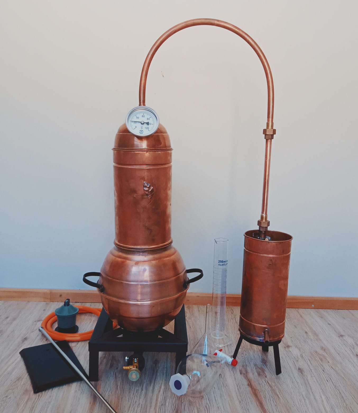 Alambique Polivalente de Cobre 5 L